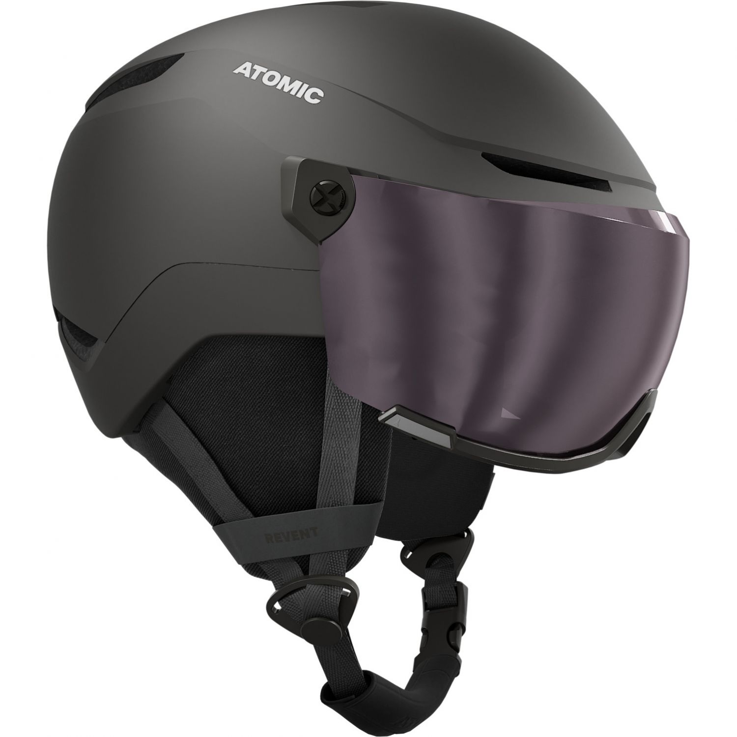 Atomic Revent Visor, Skidhjälm Med Visir, Junior, Svart - SEK 1.800