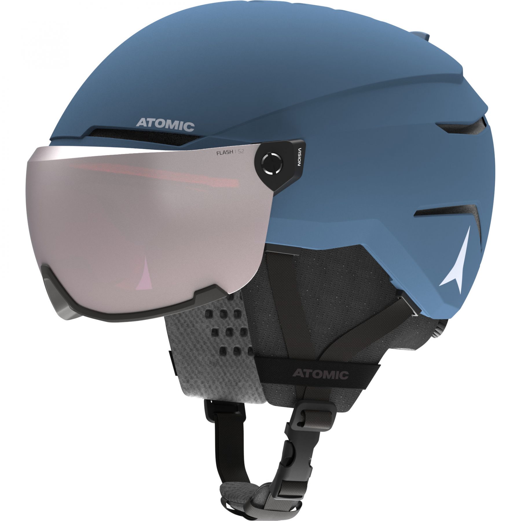 Atomic Savor Visor, Skidhjälm med Visir, Junior, Blå - SEK 1.232 hos AktivVinter.se