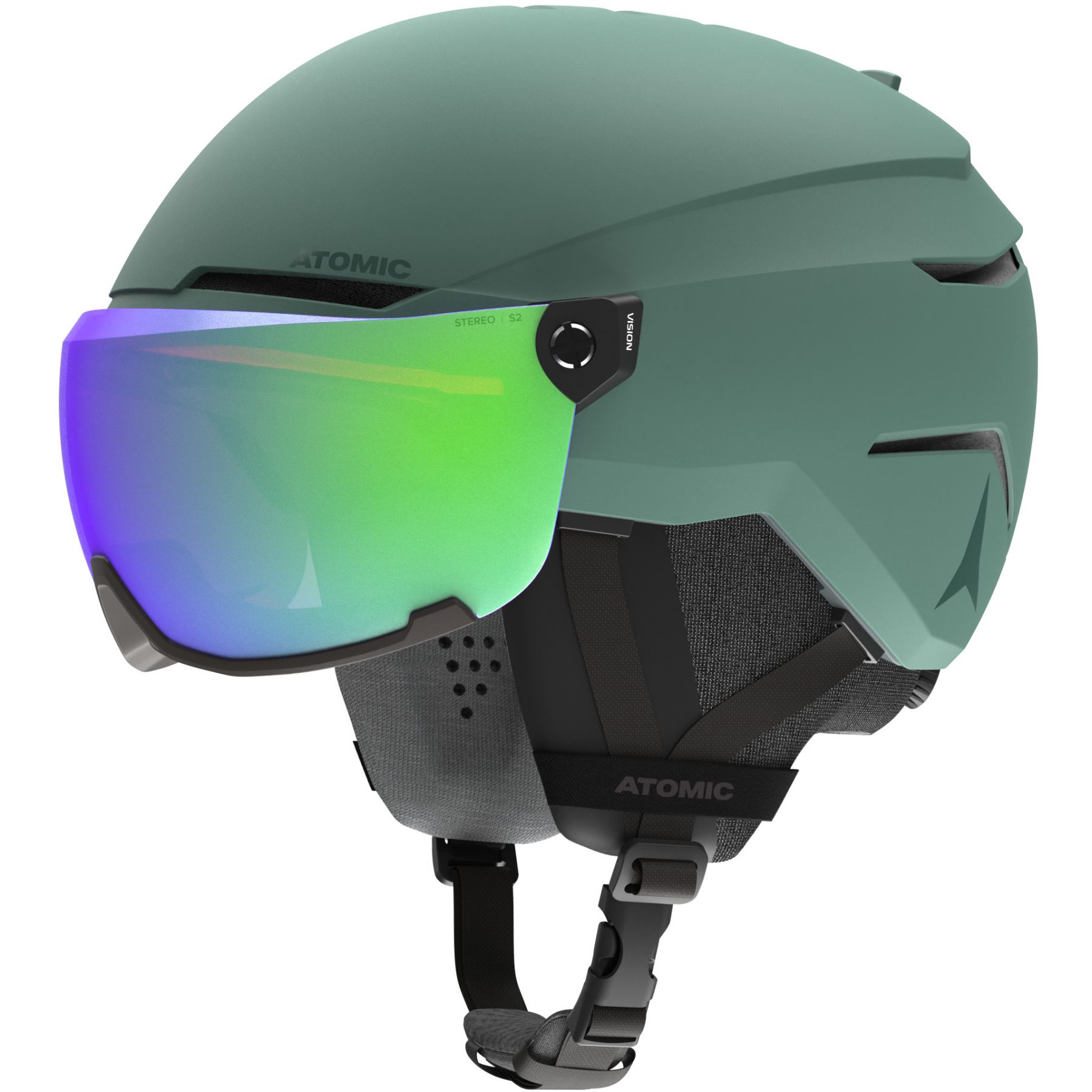 Atomic Savor Visor Stereo, Skidhjälm med Visir, Grön - SEK 1.499 - Spara 31%