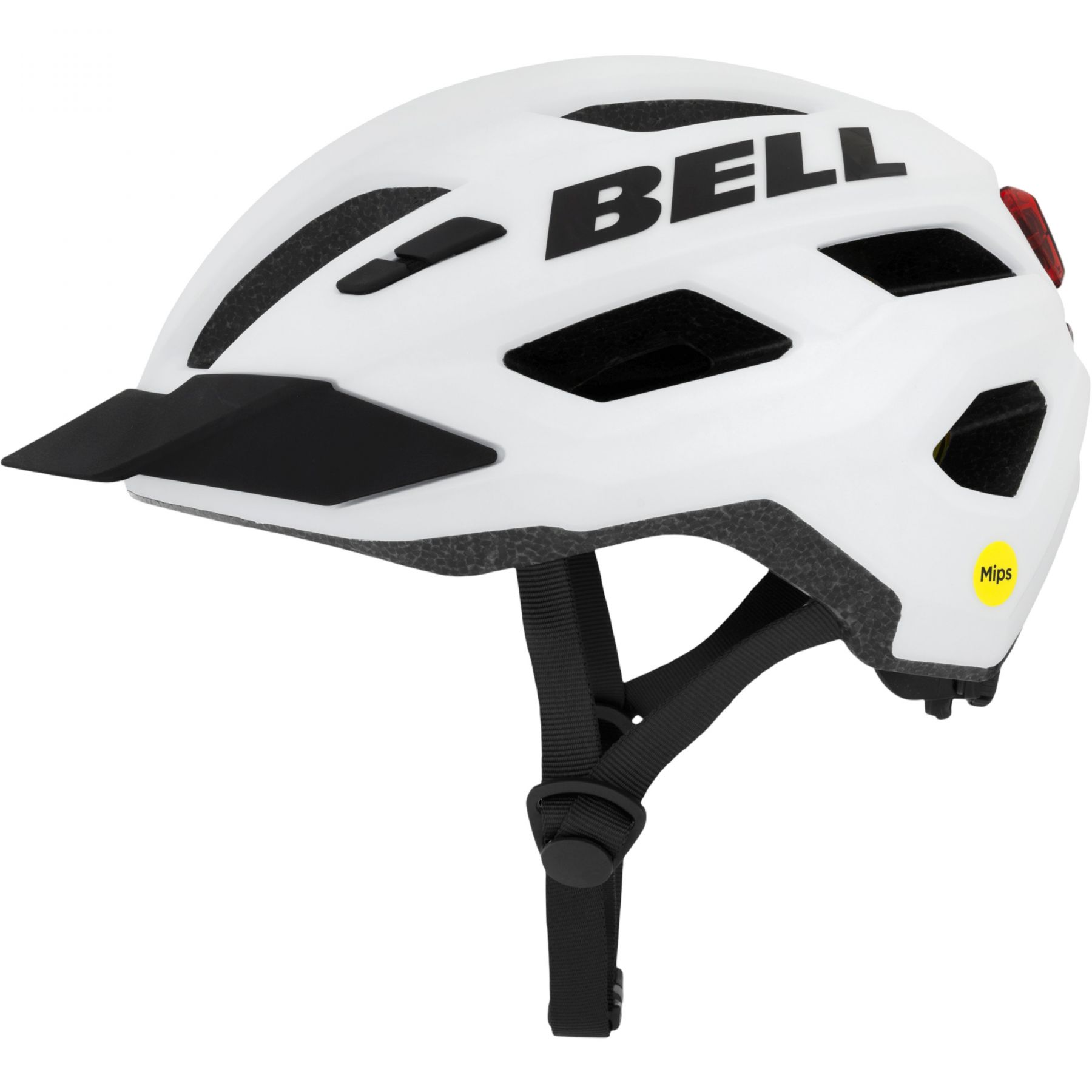 Bell Kick LED Mips, Cykelhjälm, Vit - SEK 815 hos AktivVinter.se