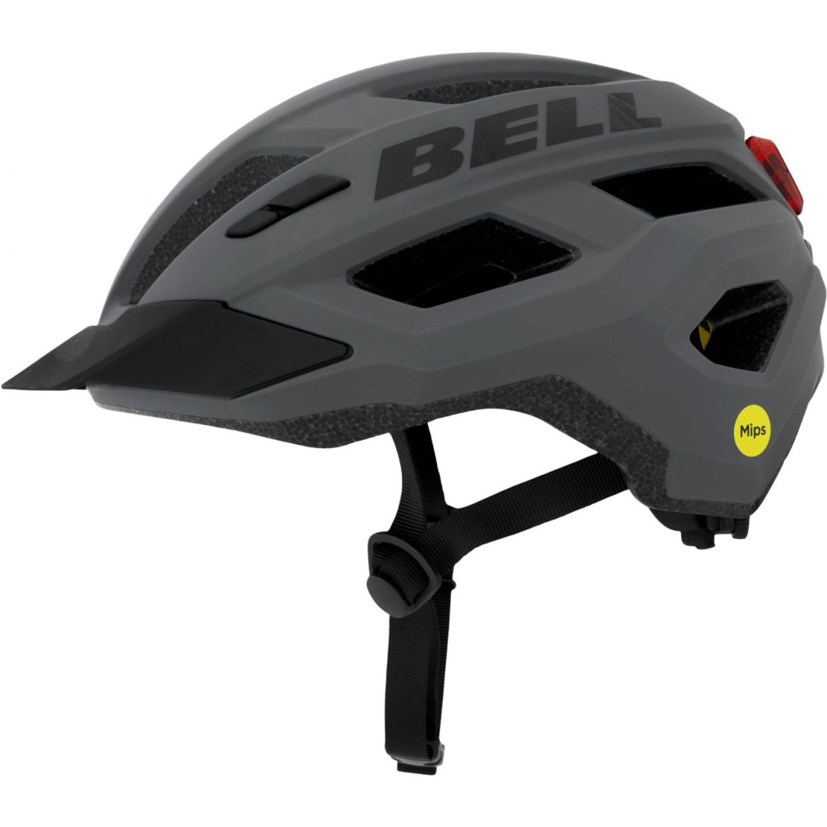 Bell Kick LED Mips, Cykelhjälm, Grå - SEK 815 hos AktivVinter.se