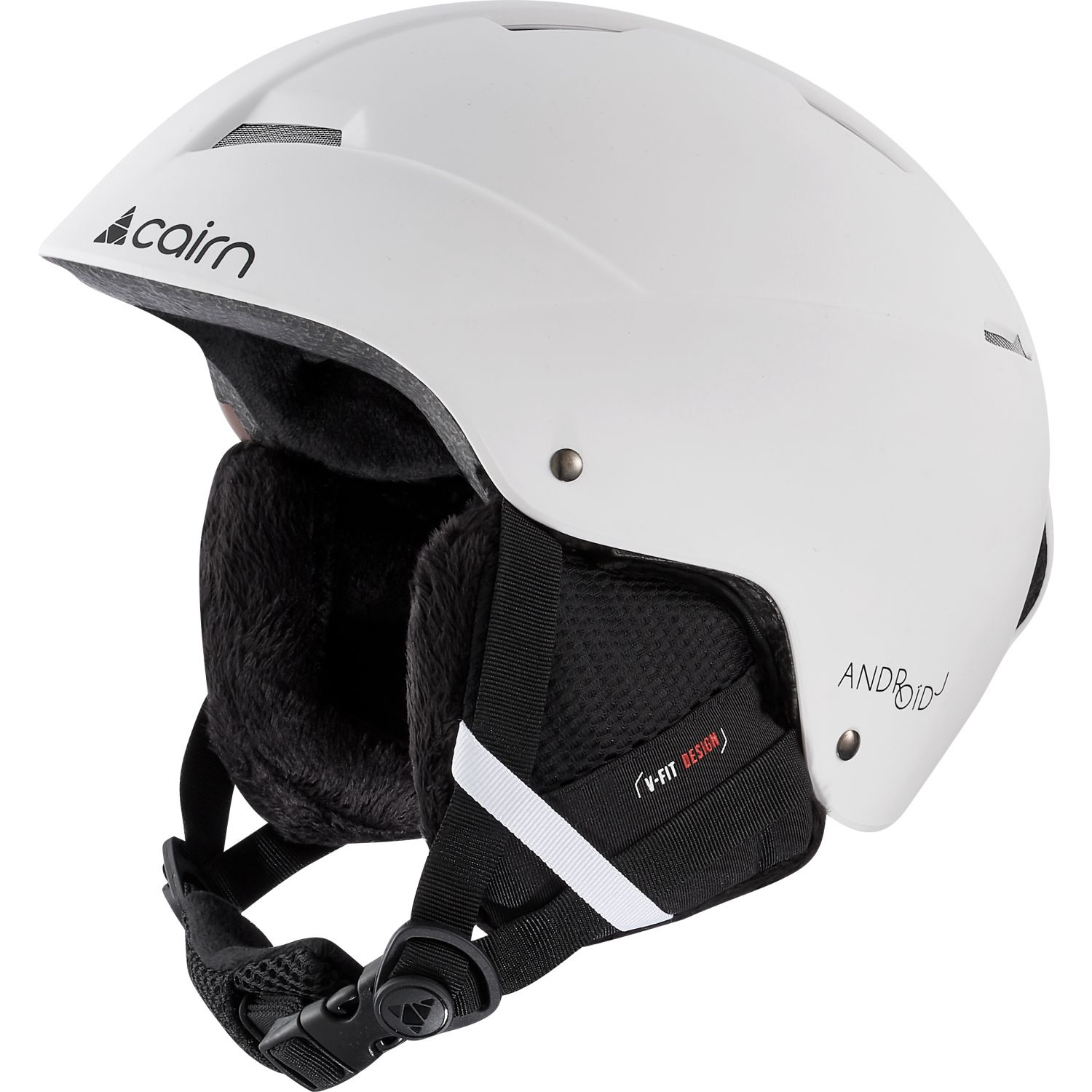 Cairn Android, Skidhjälm, Junior, Matt Vit - SEK 399