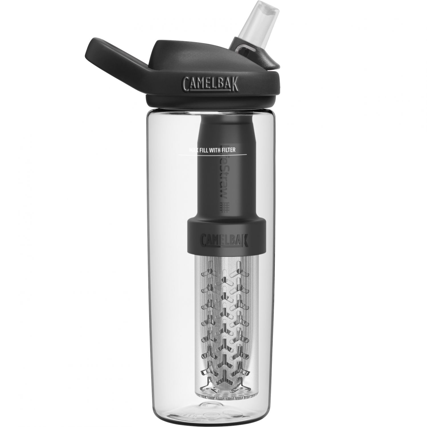 Camelbak Eddy+ Lifestraw 600ml, flaska, klar - SEK 427 - Spara 22%