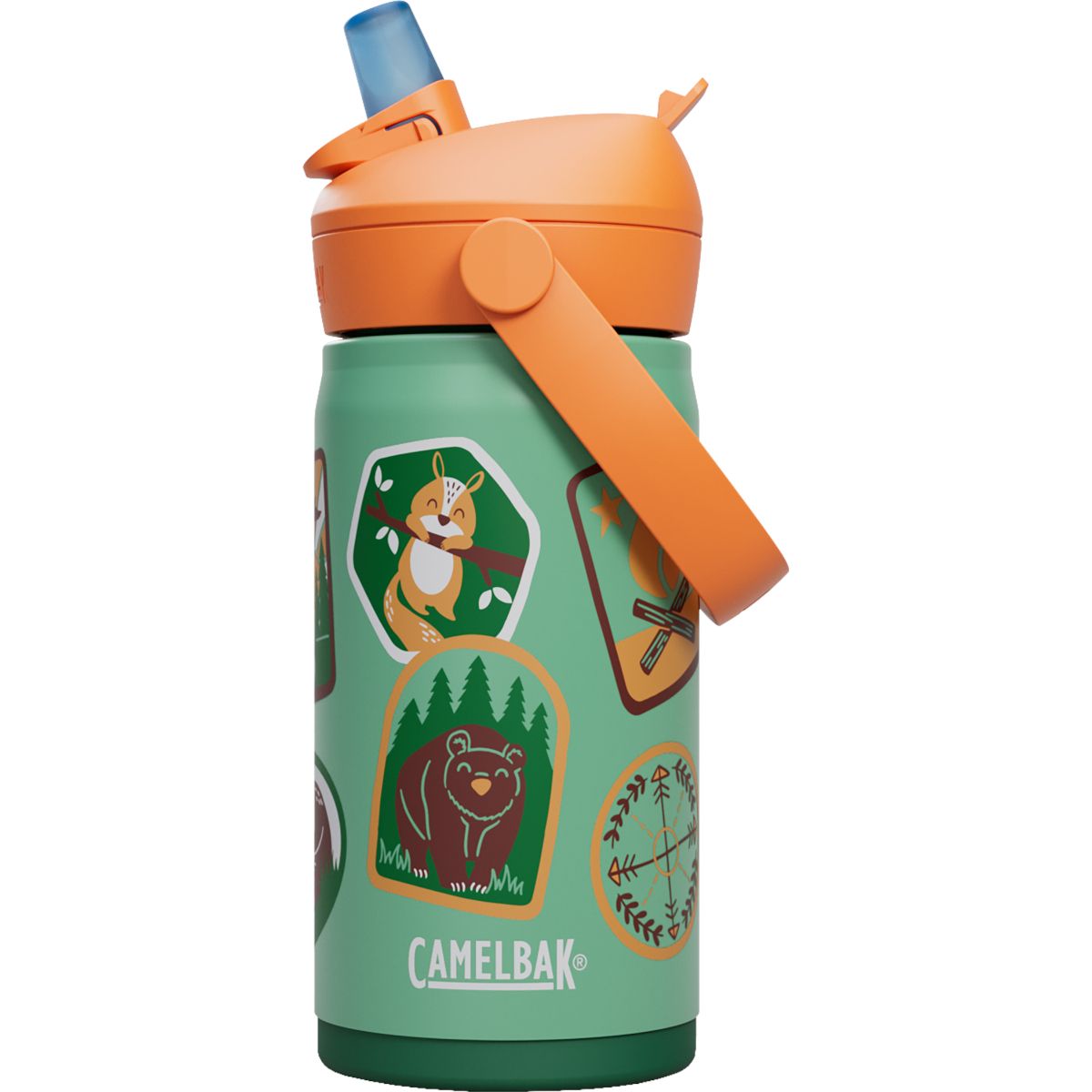 Camelbak Thrive Flip Straw Kids VSS 400ml, vattenflaska, barn, lägermärken - SEK 391 - Spara 20%