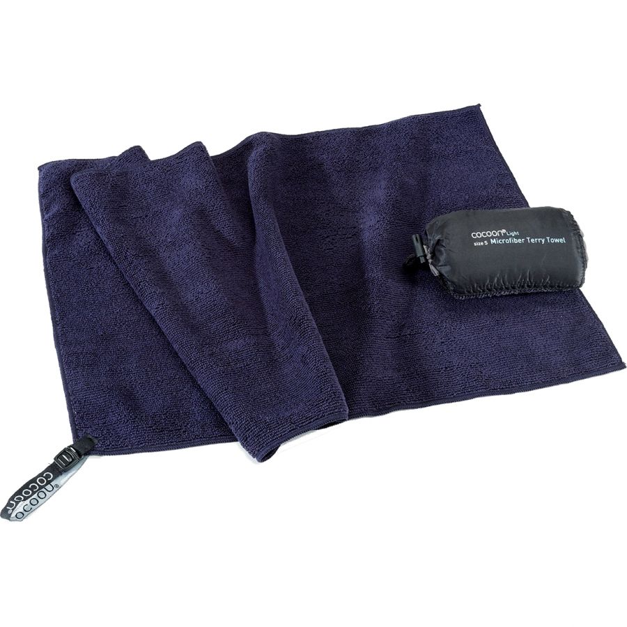 Cocoon Terry Towel Light, Microfiberhandduk, delfinblå - Köp för SEK 142 - Spara 4%