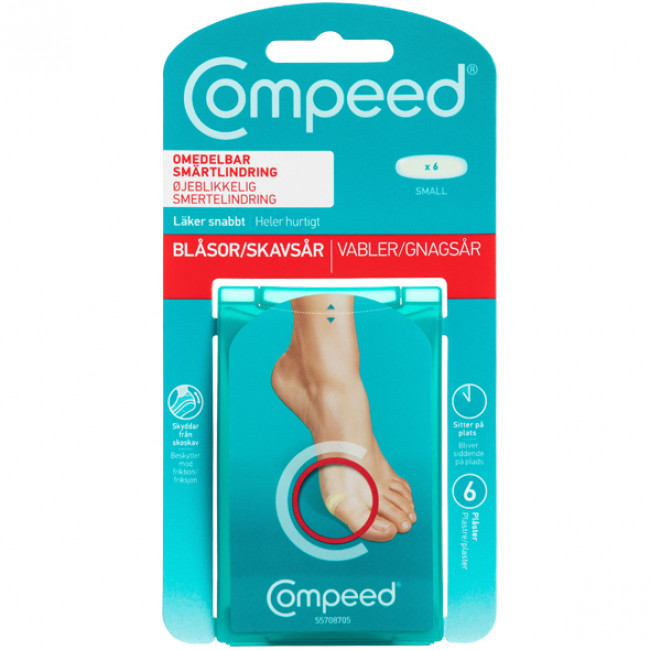 Compeed Skavsår Small 6 st - SEK 83 - Spara 23%