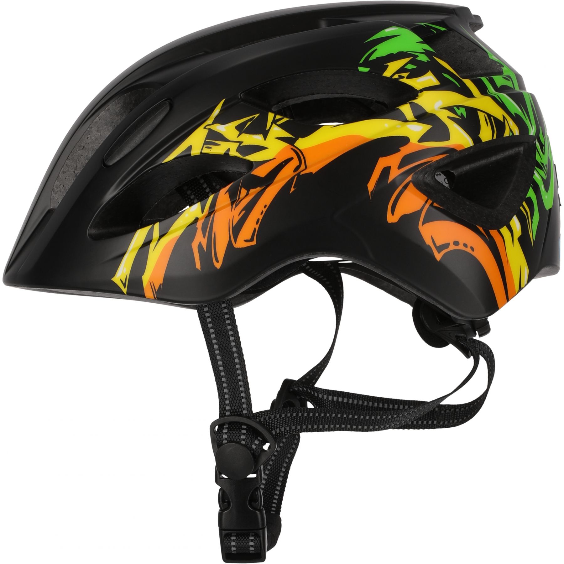 Crazy Safety Cool Grafitti, Cykelhjälm, Junior, Svart/Orange - Köp för SEK 479 - Spara 20%