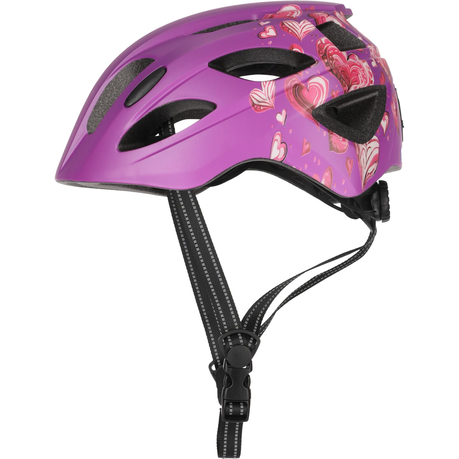 Crazy Safety Cool Heart, Cykelhjälm, Junior, Lila - Köp för SEK 387 - Spara 35%