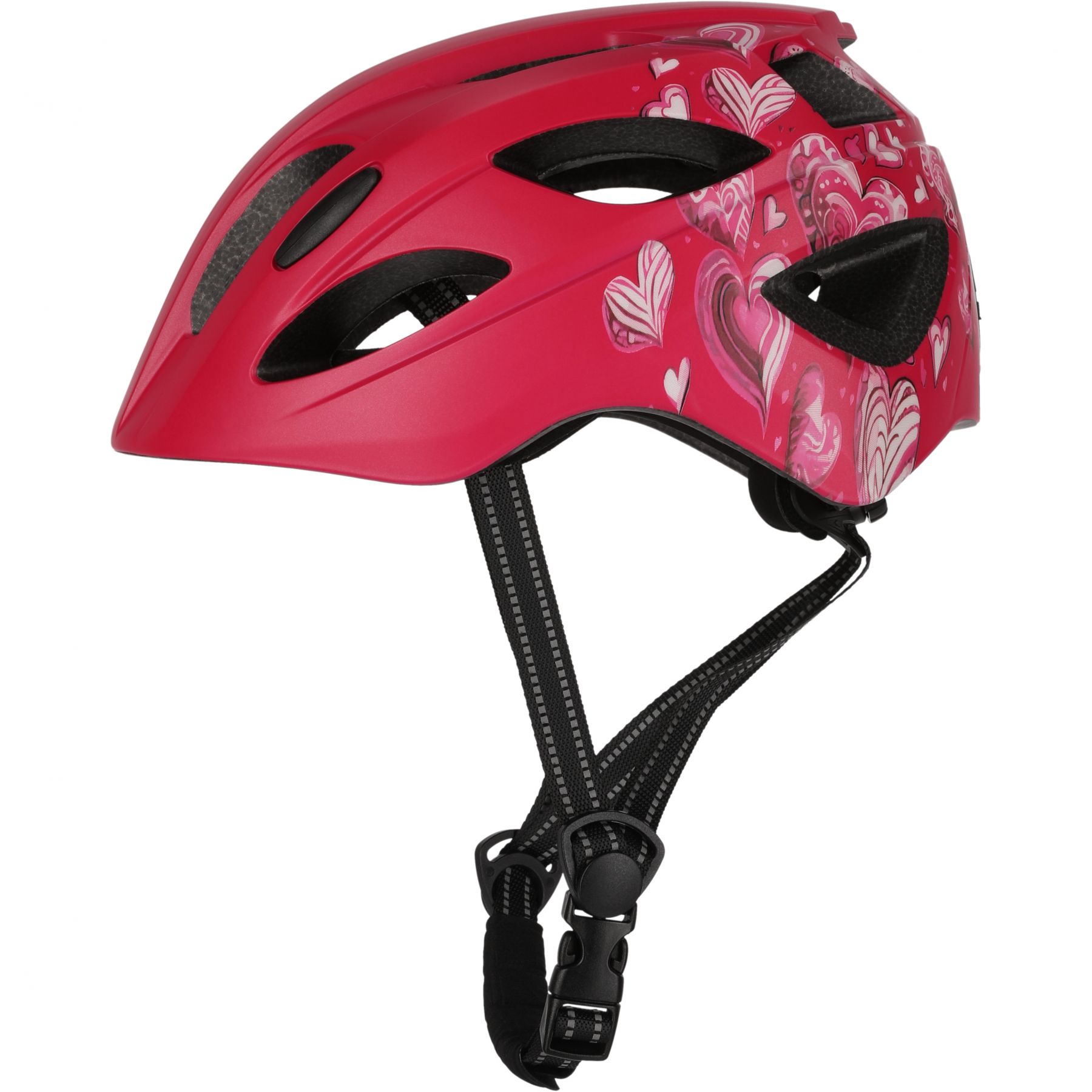 Crazy Safety Cool Heart, Cykelhjälm, Junior, Röd - Köp för SEK 318 - Spara 46%