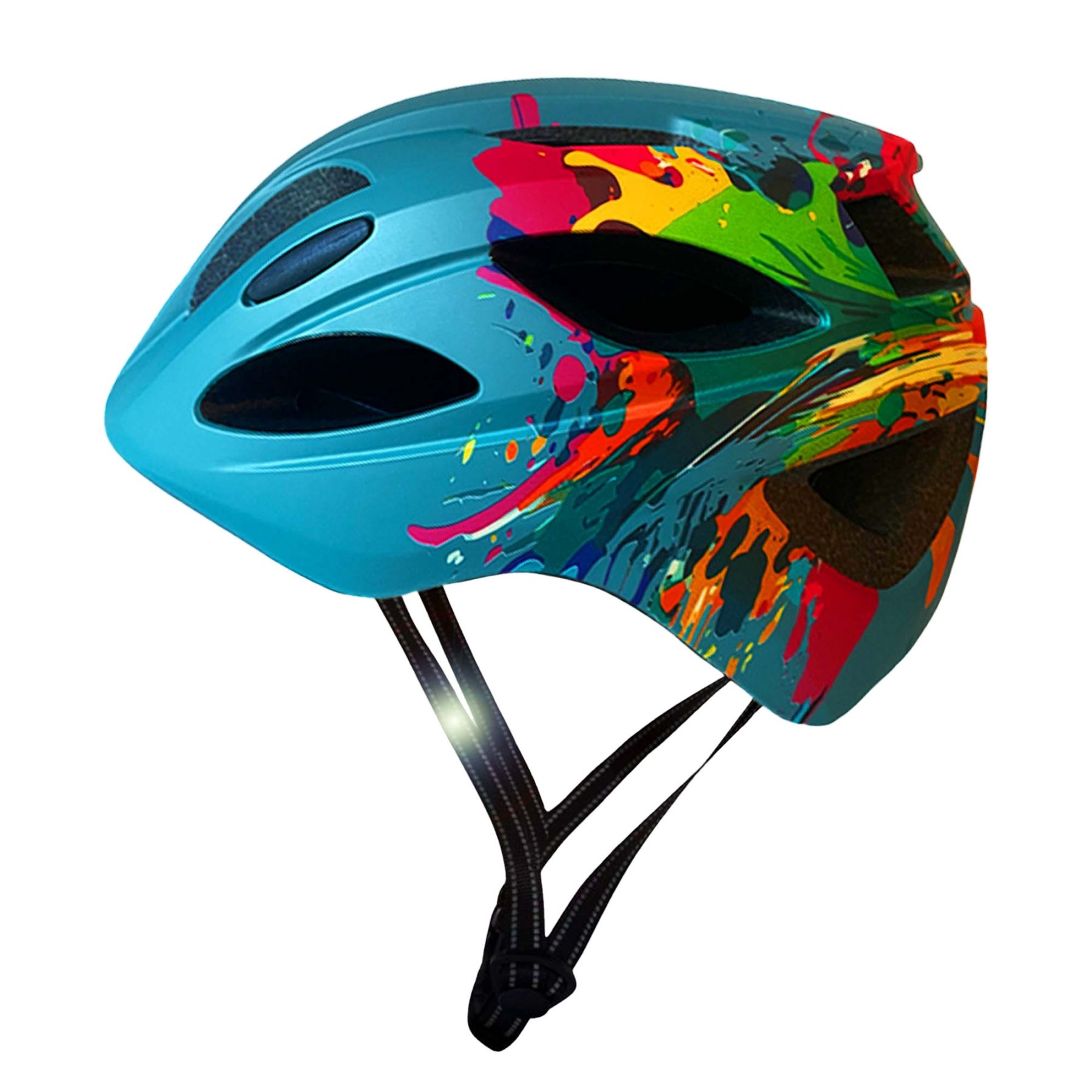 Crazy Safety Cool Splash, Cykelhjälm, Junior, Blå - Köp för SEK 479 - Spara 20%