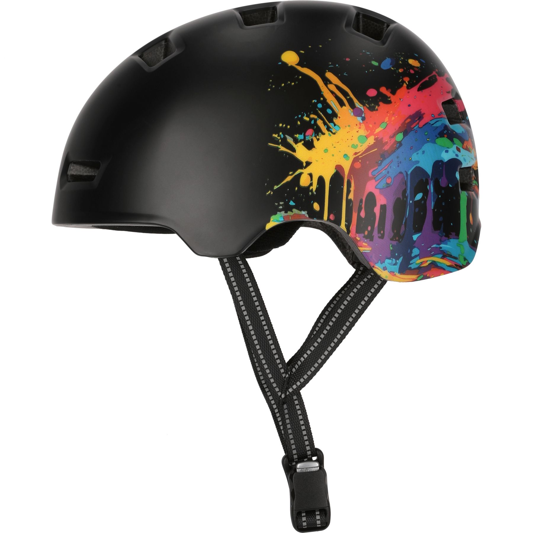 Crazy Safety Rampage Splash, Cykelhjälm, Svart - Köp för SEK 398 - Spara 46%