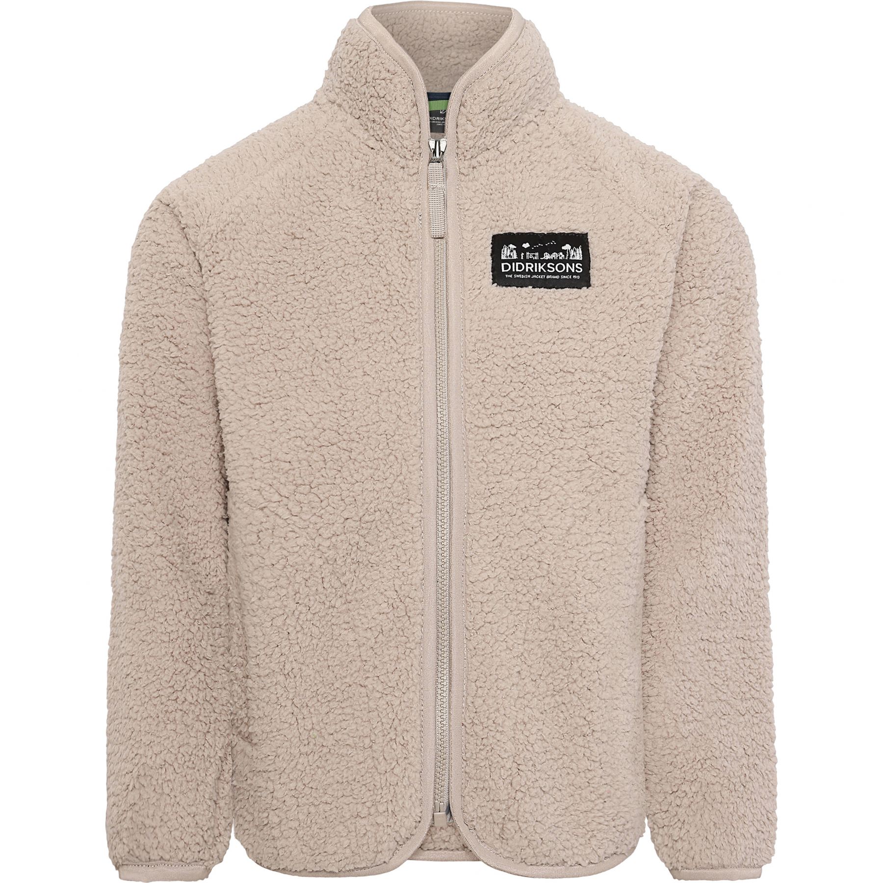 Didriksons Gibbs, Fleecejacka, Junior, Beige - SEK 349 hos AktivVinter.se
