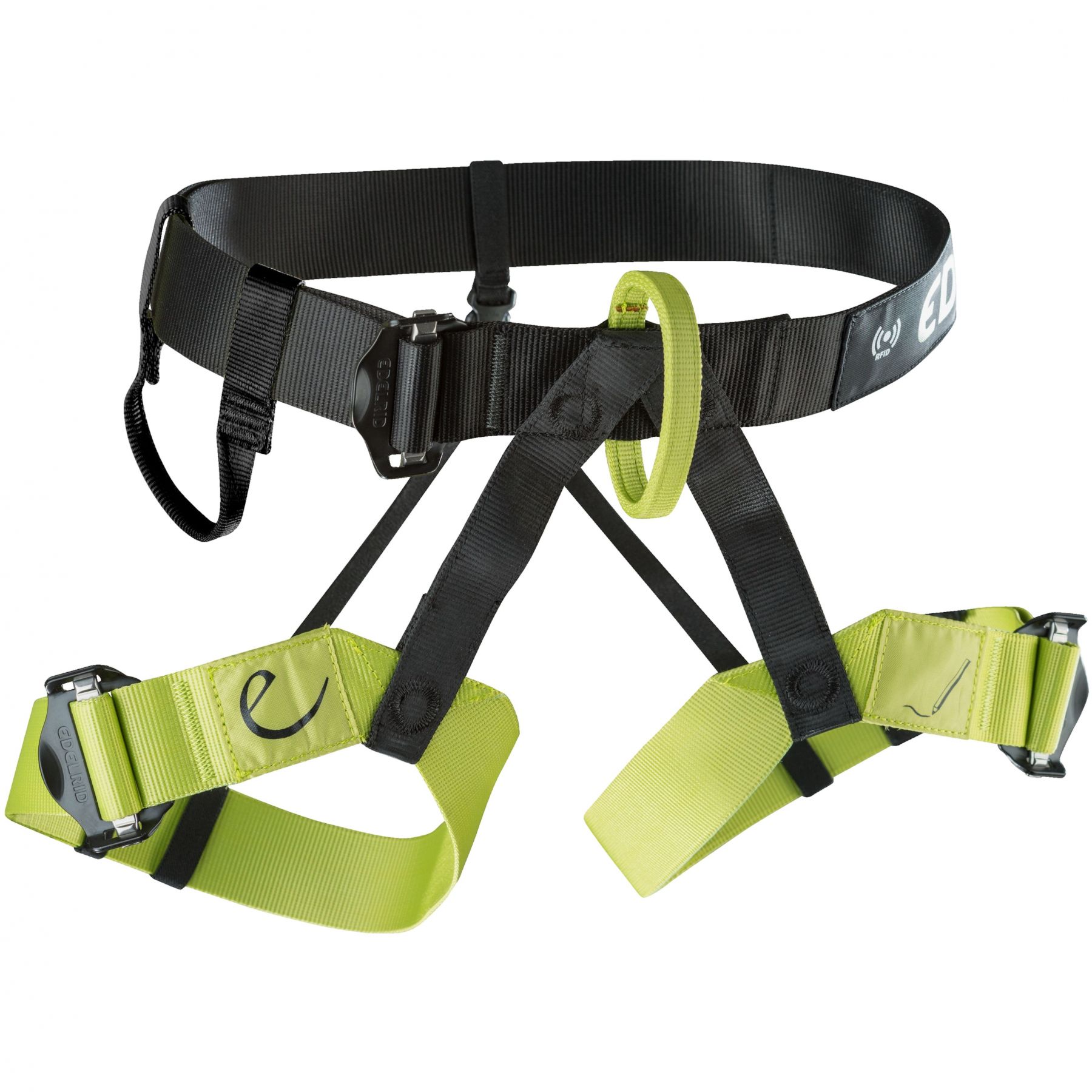Edelrid Joker VARIO, klättersele, svart/grön - SEK 698 hos AktivVinter.se