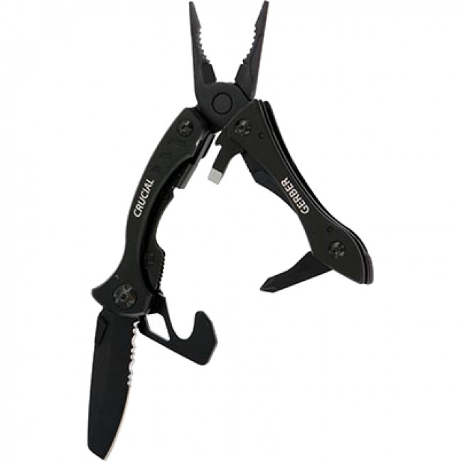 Gerber Crucial Multi-Tool w/Strap Cutter, multiverktyg, svart - SEK 773 - Spara 21%
