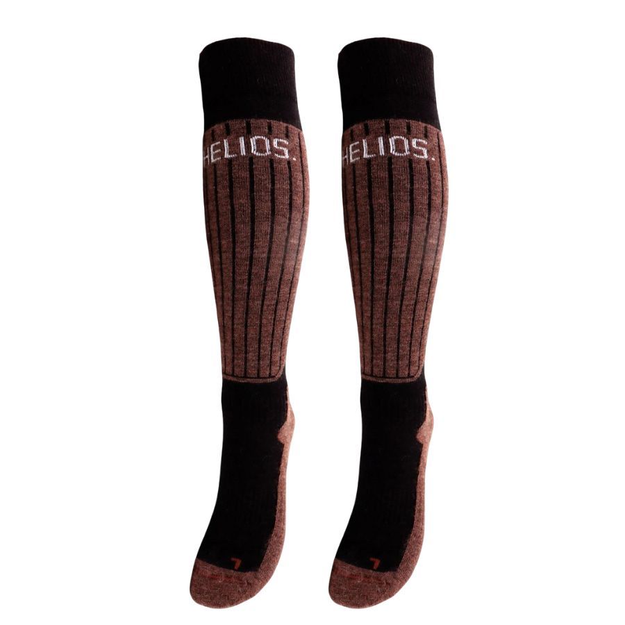 Helios Merino One 60, Skidstrumpor, 2 par, Brun - SEK 359 - Spara 39%