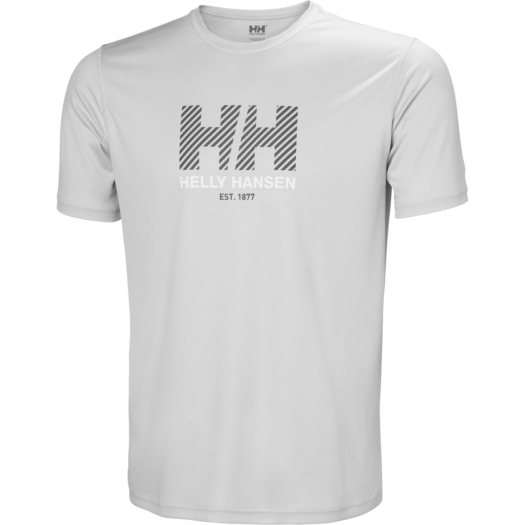 Helly Hansen HH Tech Graphic T-Shirt 2.0, Herr, Ljusgrå - SEK 283 - Spara 29%