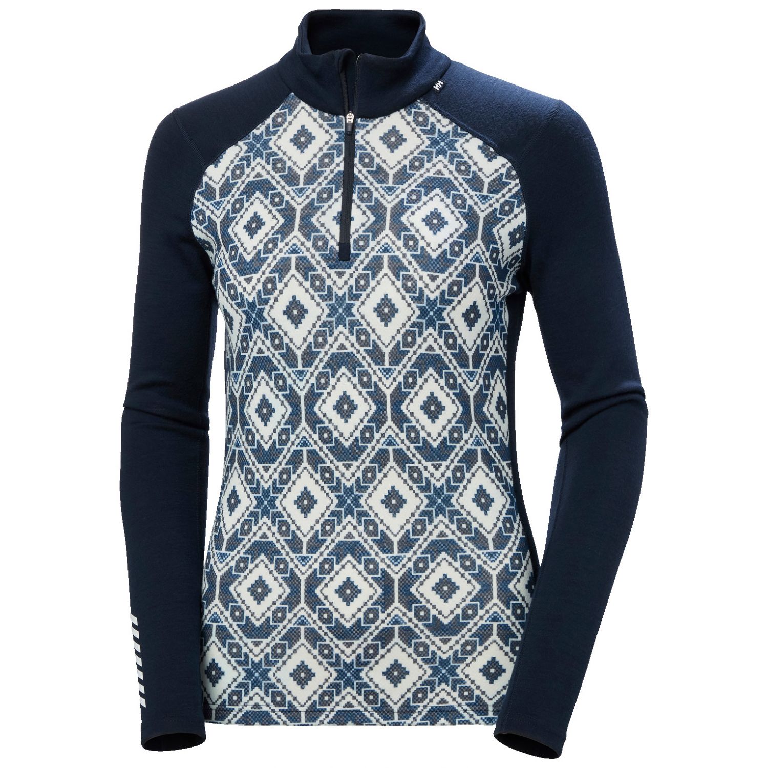 Helly Hansen Lifa Merino Midweight Graphic 1/2 Zip, Dam, Navy - SEK 626 - Spara 43%
