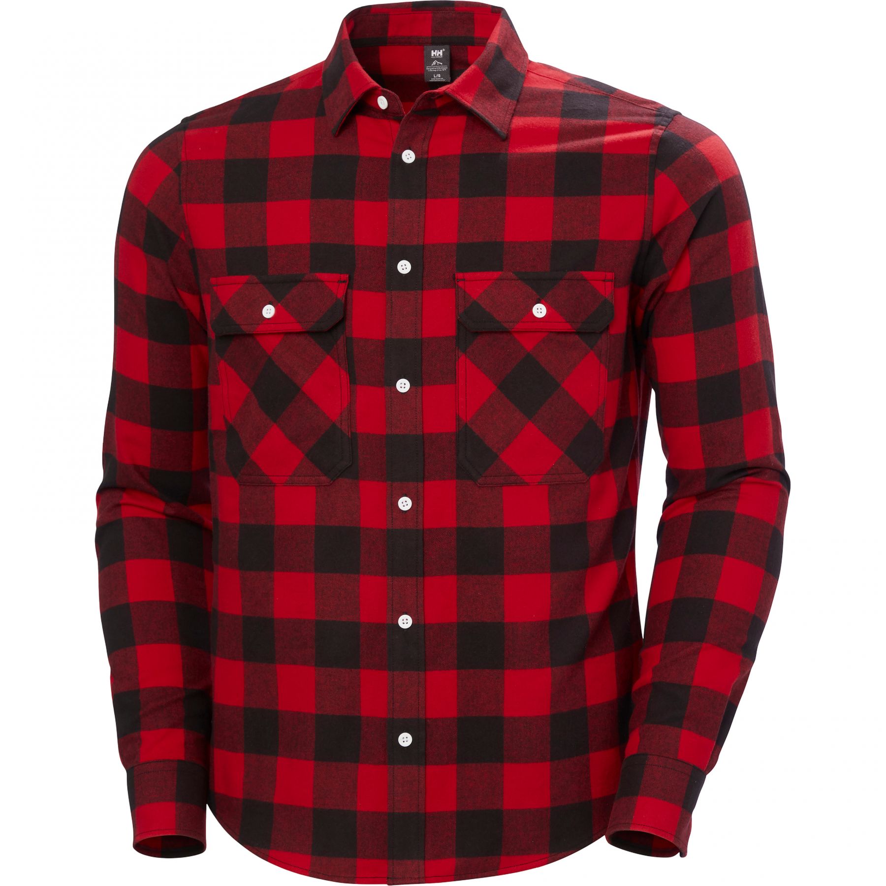 Helly Hansen Lokka Flannel LS Shirt, Skjorta, Herr, Röd/Svart - SEK 908 - Spara 24%