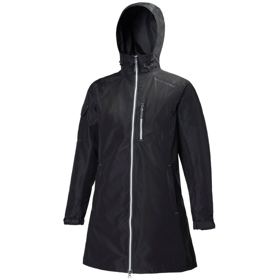 Helly Hansen W Long Belfast Jacket, dam, svart - SEK 1.223 - Spara 23%