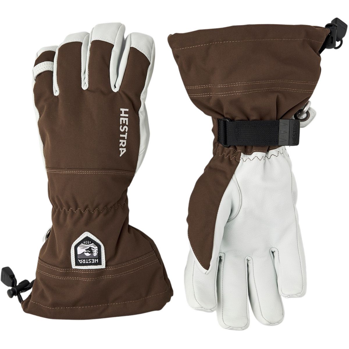 Hestra Army Leather Heli Ski, Skidhandskar, Brun - SEK 1.500