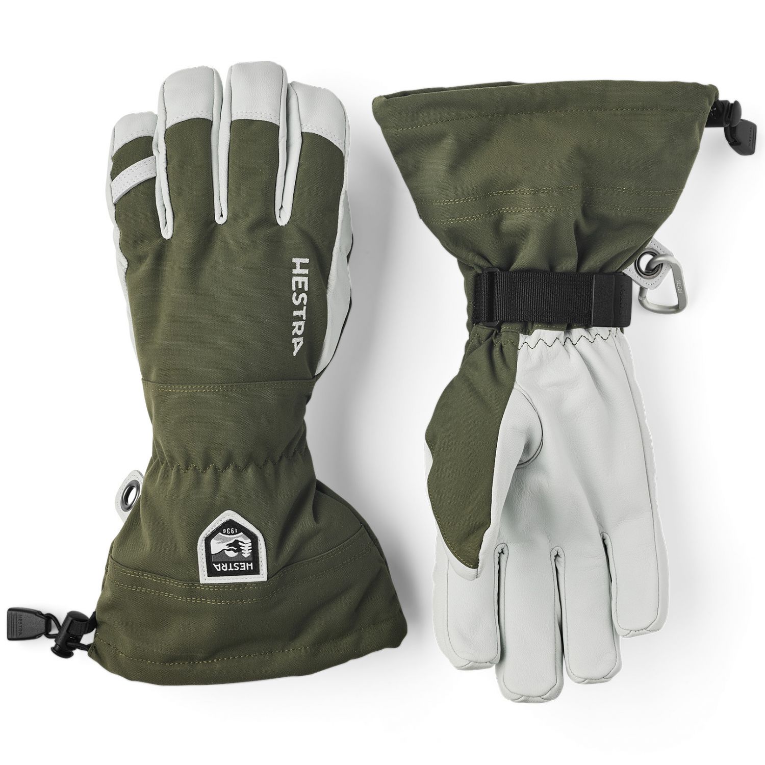 Hestra Army Leather Heli Ski, Skidhandskar, Grön - SEK 1.199 - Spara 20%
