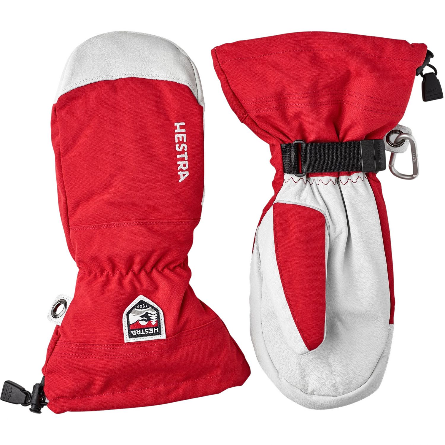 Hestra Army Leather Heli Ski, Skidvantar, Röd - SEK 1.499