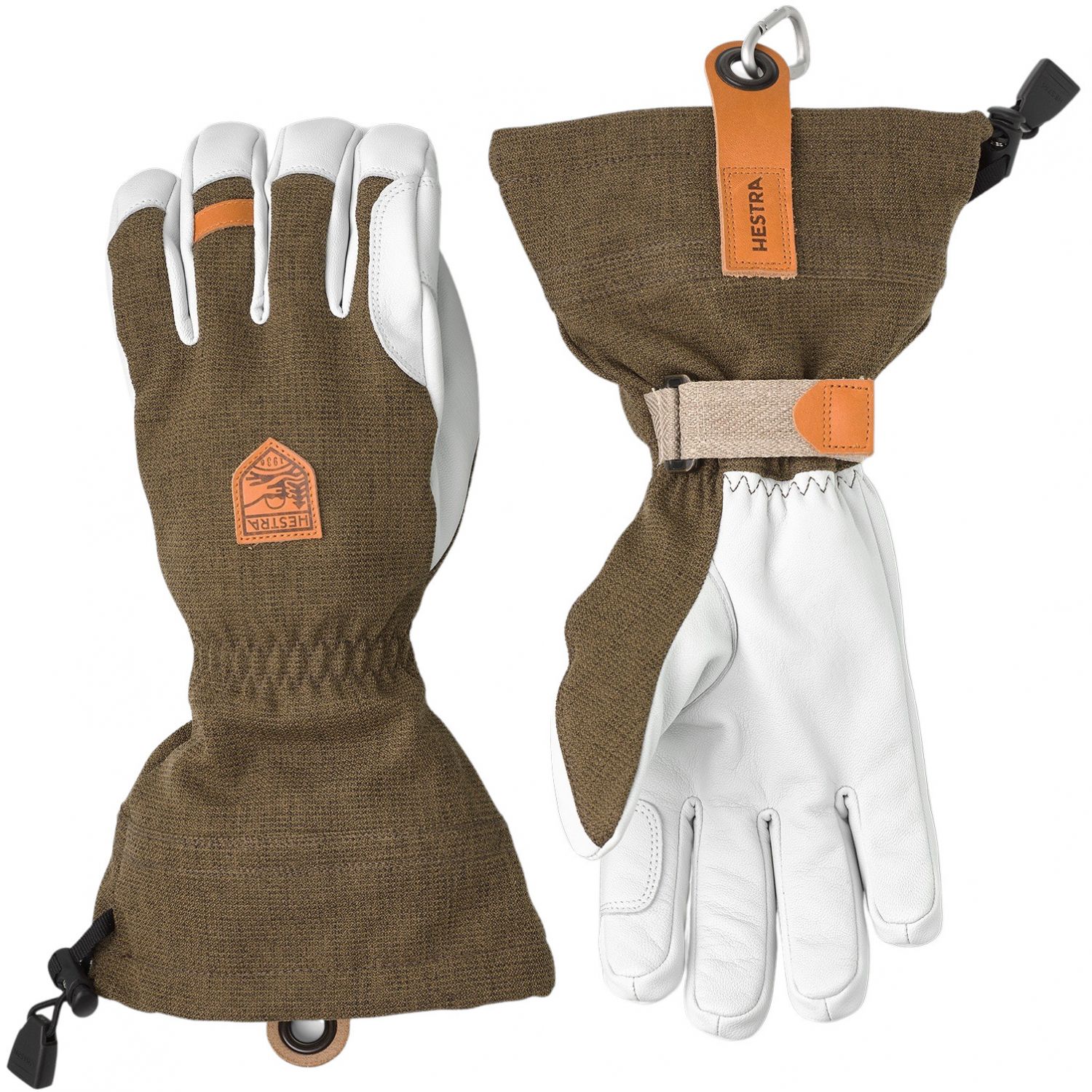 Hestra Army Leather Patrol Gauntlet, Skidhandskar, Olivgrön - SEK 1.179 - Spara 26%