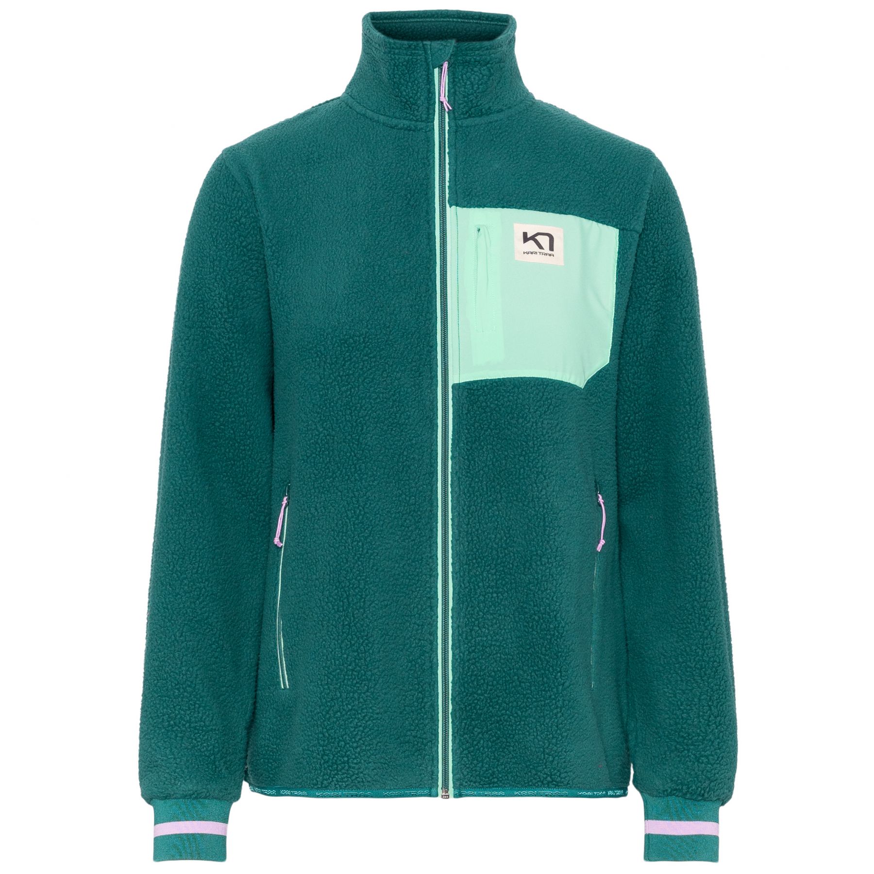 Kari Traa Røthe Midlayer, Fleecejacka, Dam, Grön - Köp för SEK 599 - Spara 40%