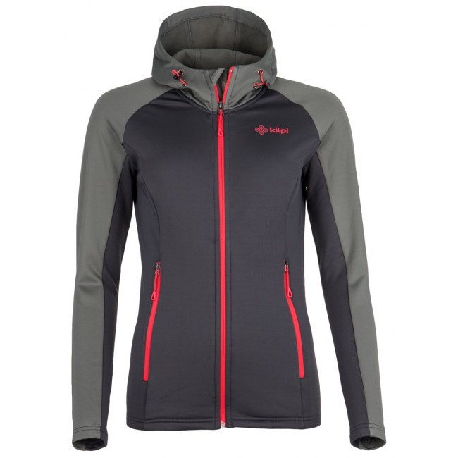 Kilpi Yoho W Fleece hoodie, dam, grå Kilpi Eris W Fleecejacka, Dam, Turquoise