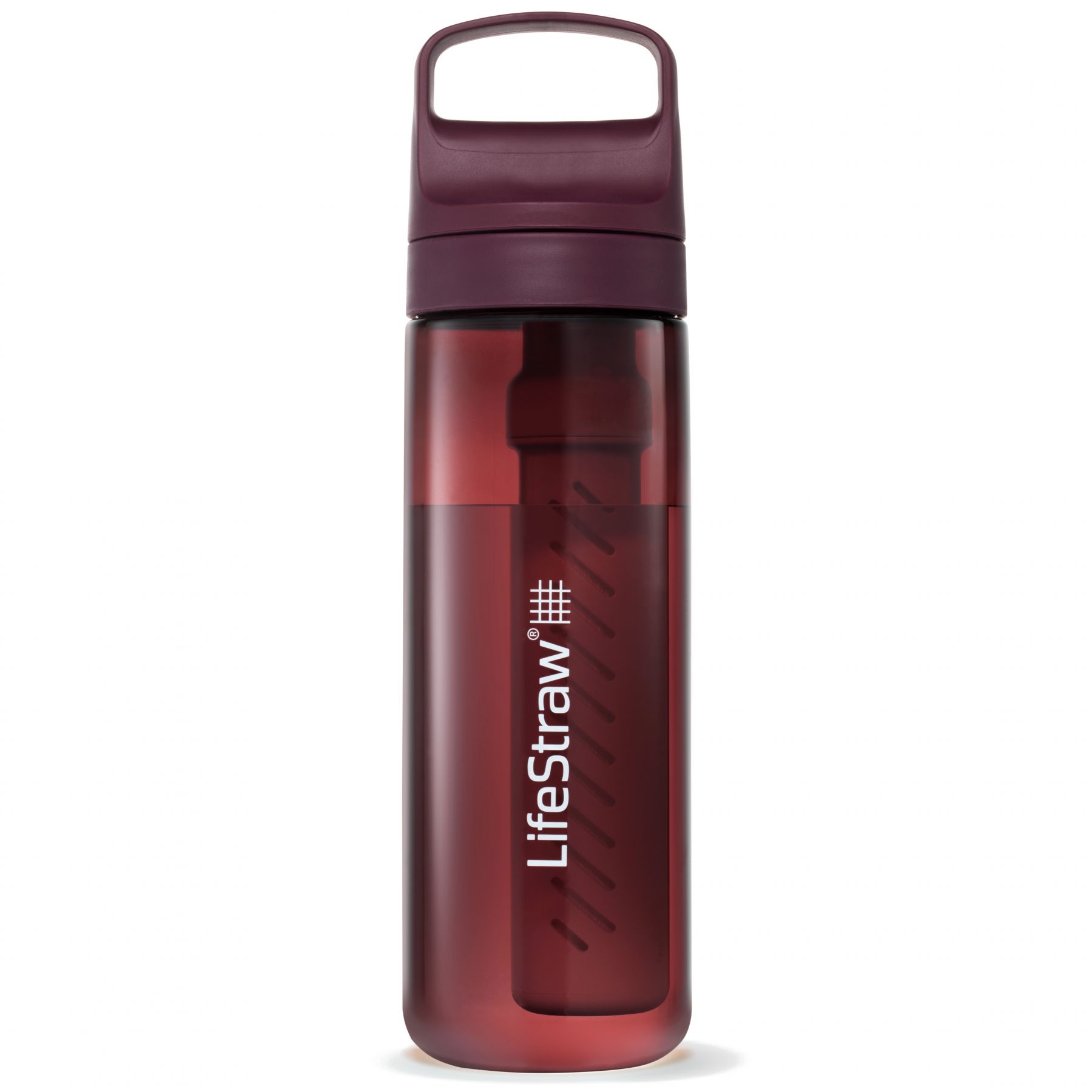 LifeStraw Go 2.0 Series, 650ml, Mörkröd - SEK 4 - Spara 99%