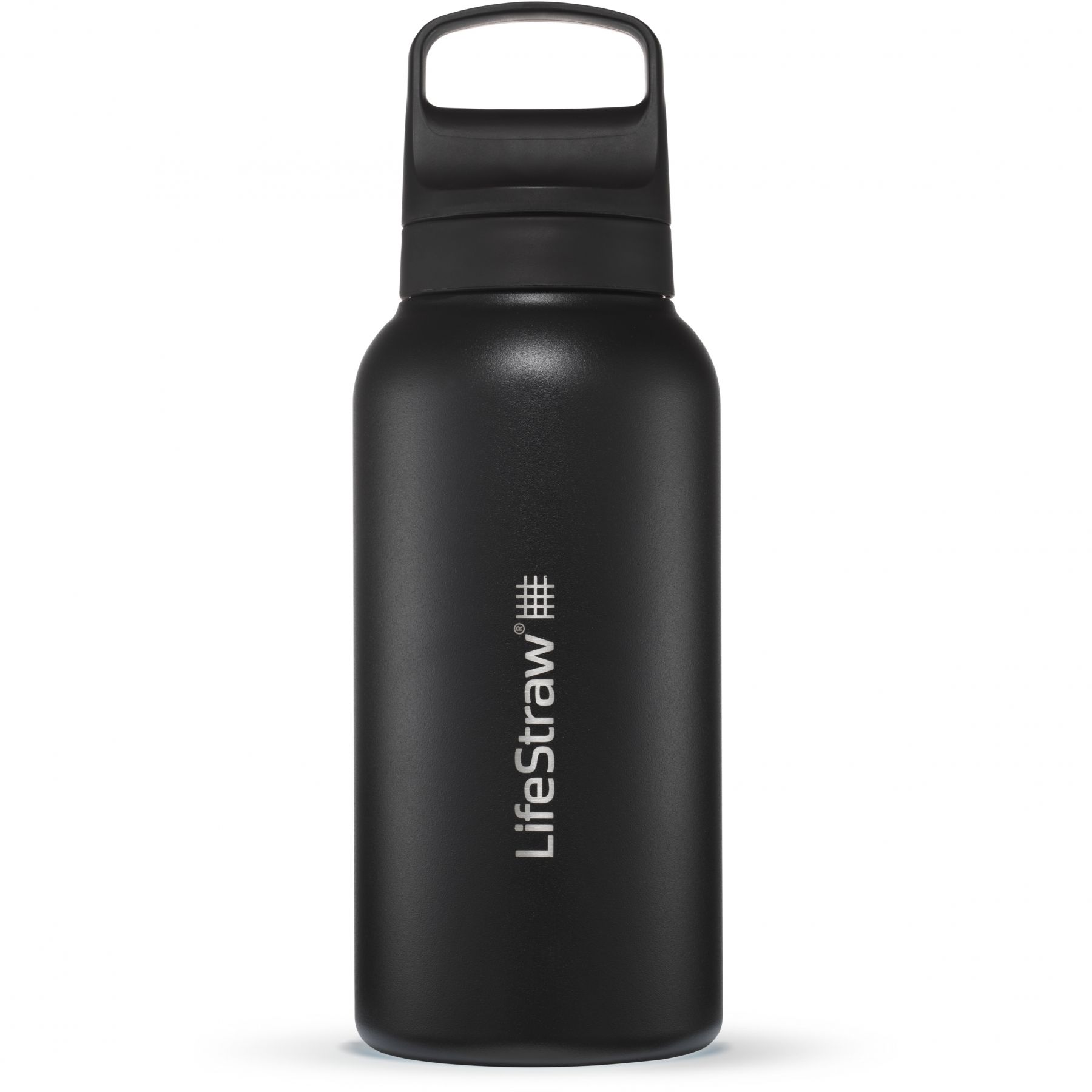 LifeStraw Go 2.0 Stainless Steel Vattenfilterflaska 1L, Svart - Köp för SEK 767 - Spara 25%