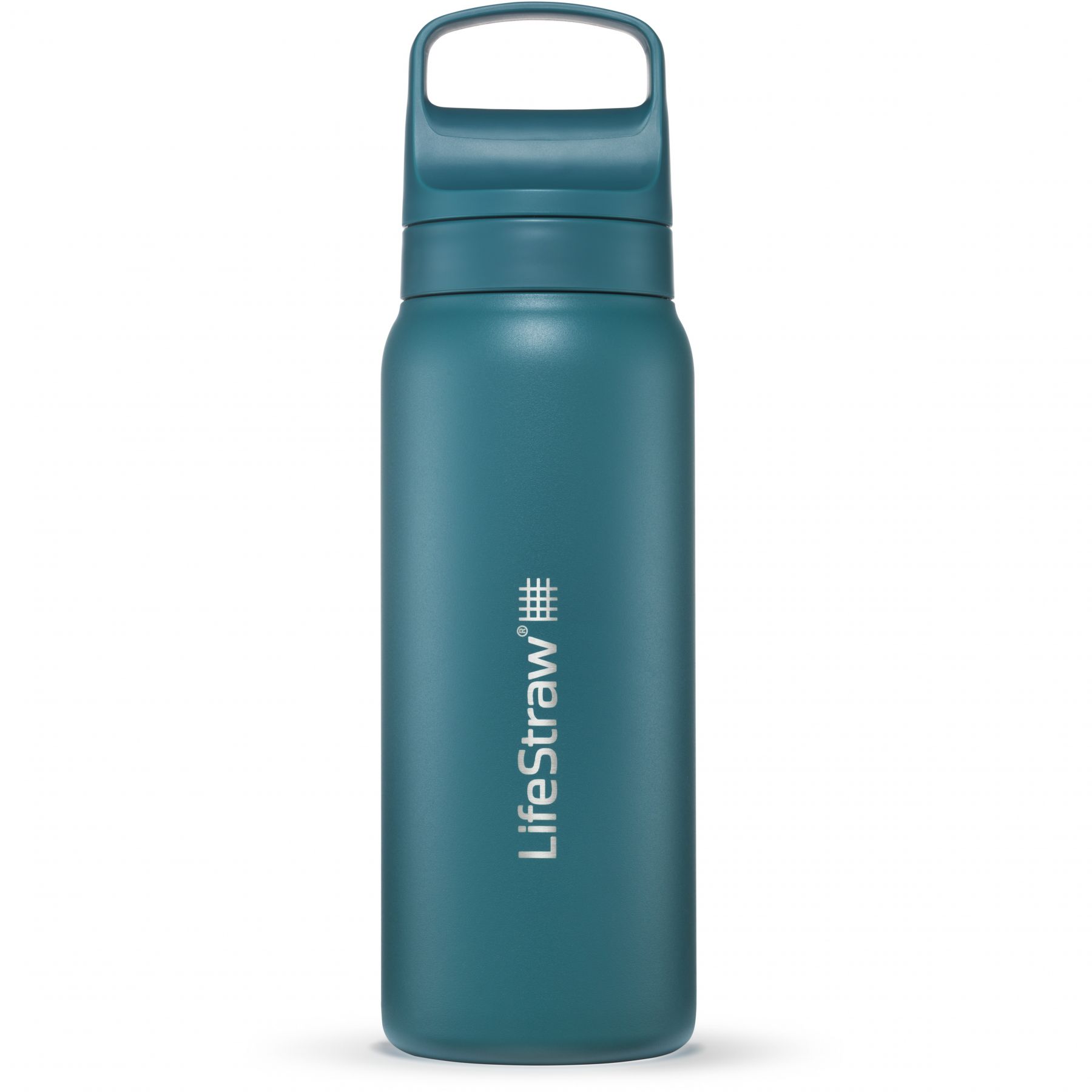 LifeStraw Go 2.0 Stainless Steel Water Filter Bottle, vattenflaska, turkos - SEK 668 hos AktivVinter.se