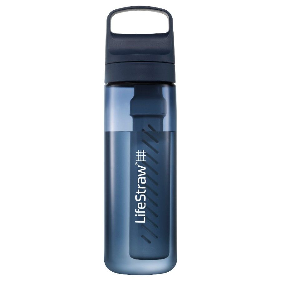Lifestraw Go 2.0 Water Filter Bottle, Egeiska havet, 650 ML, mörkblå - Köp för SEK 490 - Spara 23%