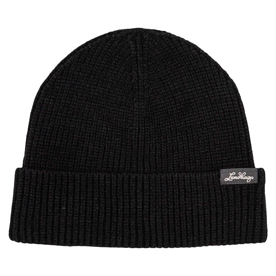 Lundhags Core Ribbed Beanie, mössa, svart - SEK 328 hos AktivVinter.se