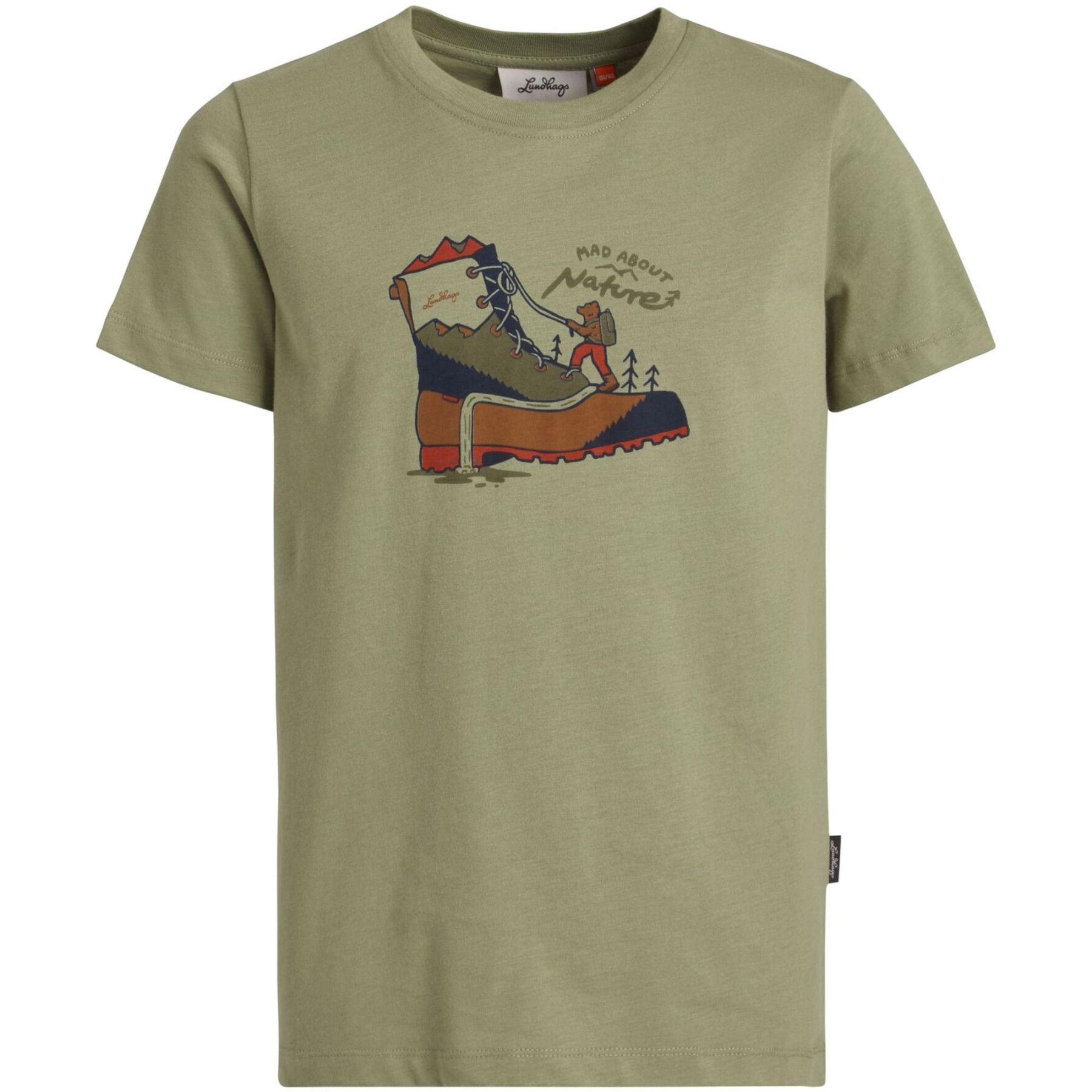 Lundhags Fulu Climbing T-shirt Jr, t-shirt, junior, grön - SEK 328 - Spara 26%