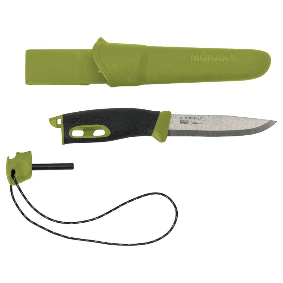 Morakniv Companion Spark (S), multi-kniv, grön - Köp för SEK 343 - Spara 26%