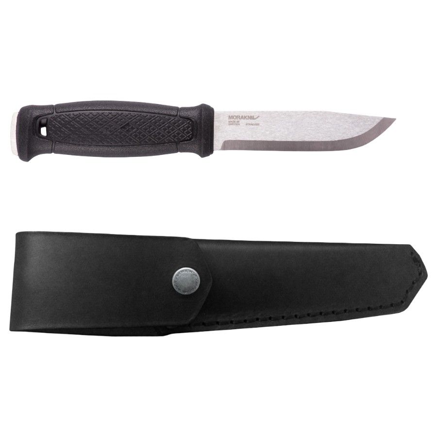Morakniv Gansberg With Leather Sheath (S), friluftskniv, svart - SEK 1.252 - Spara 20%