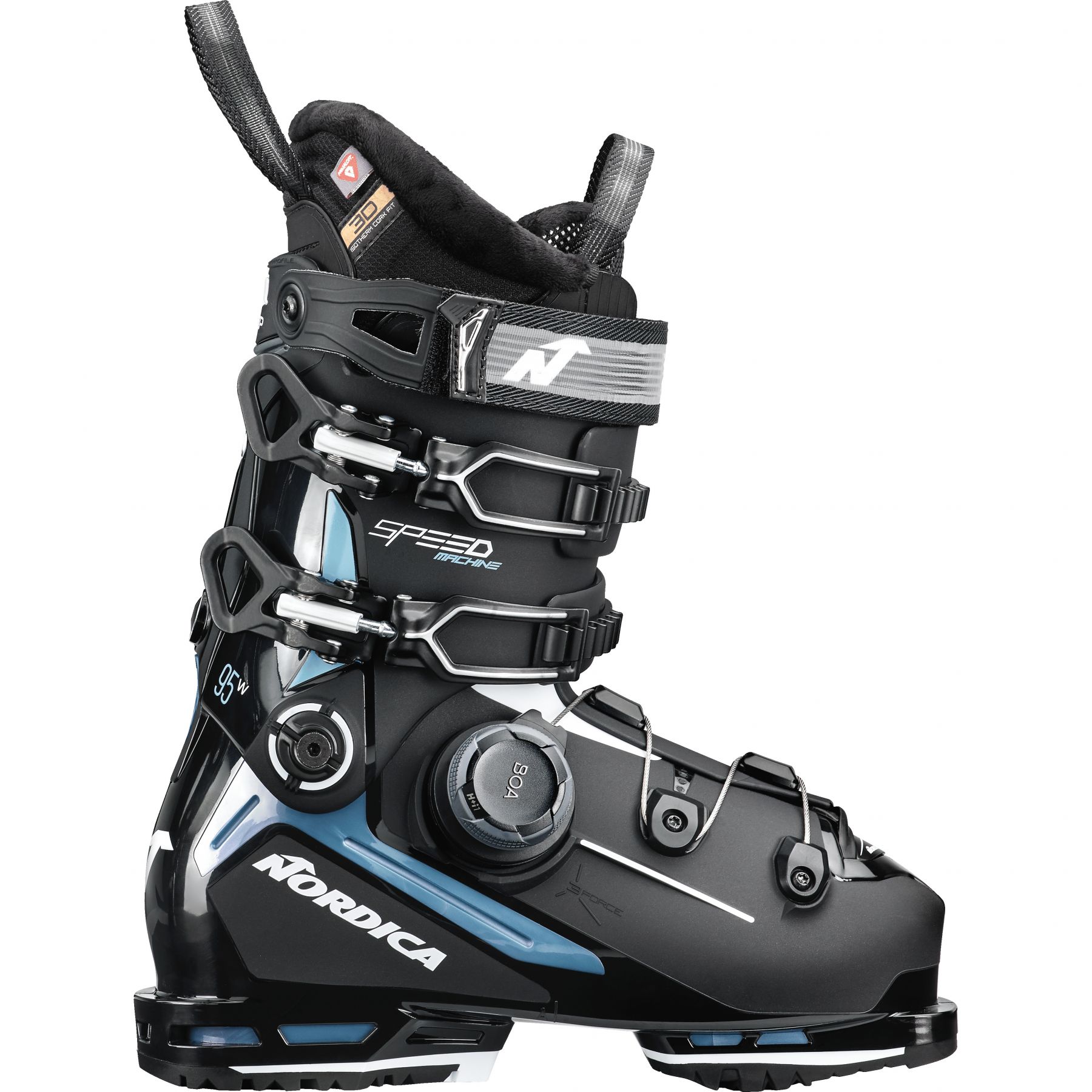 Nordica Speedmachine 3 BOA 95 W GW, Pjäxor, Dam, Svart - Köp för SEK 3.822 - Spara 29%