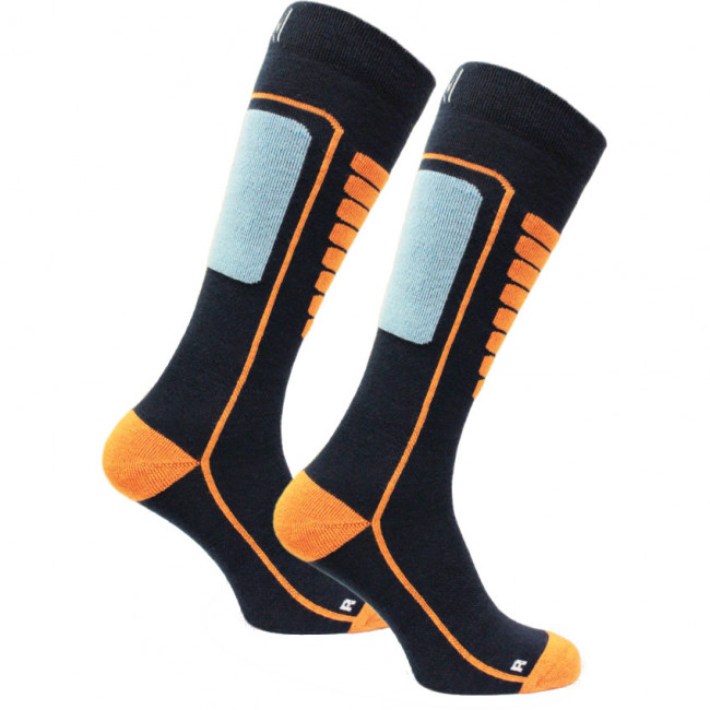 Norfolk Courchevel, Skidstrumpor, Navy/Orange - Köp för SEK 215 - Spara 20%