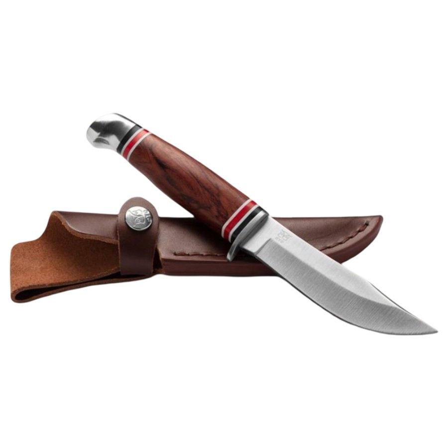 Oyo Geilo Knife W/ Leather Sheath, jaktkniv, brun - Köp för SEK 574 - Spara 21%