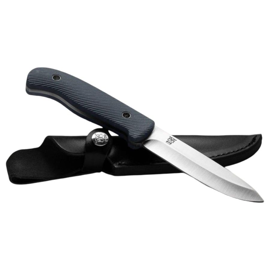 Oyo Nordic Hunting Knife W/ Leather Sheath NY, jaktkniv, grå - Köp för SEK 846 - Spara 20%