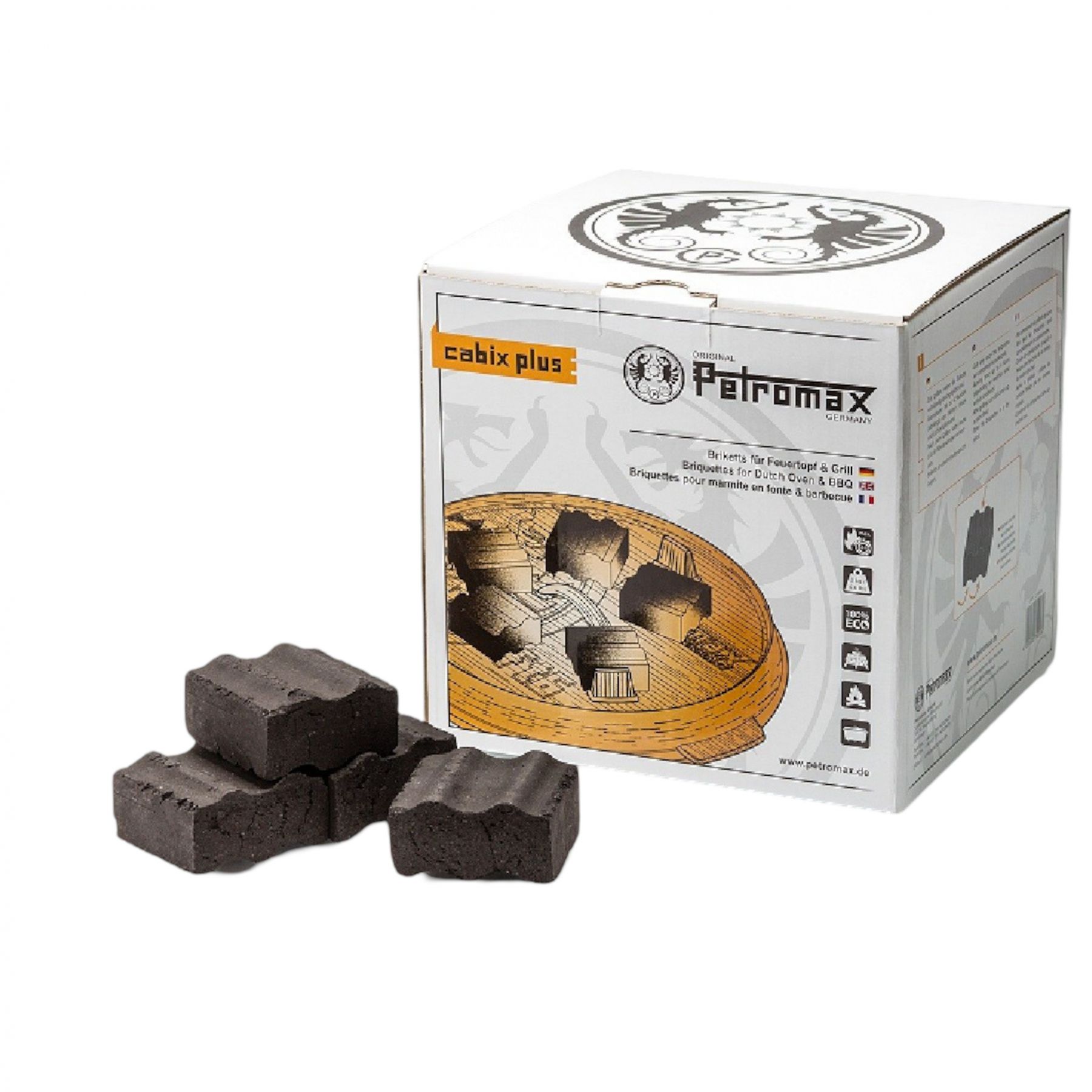 Petromax Cabix Plus, Briketter, svart - Köp för SEK 173 - Spara 21%