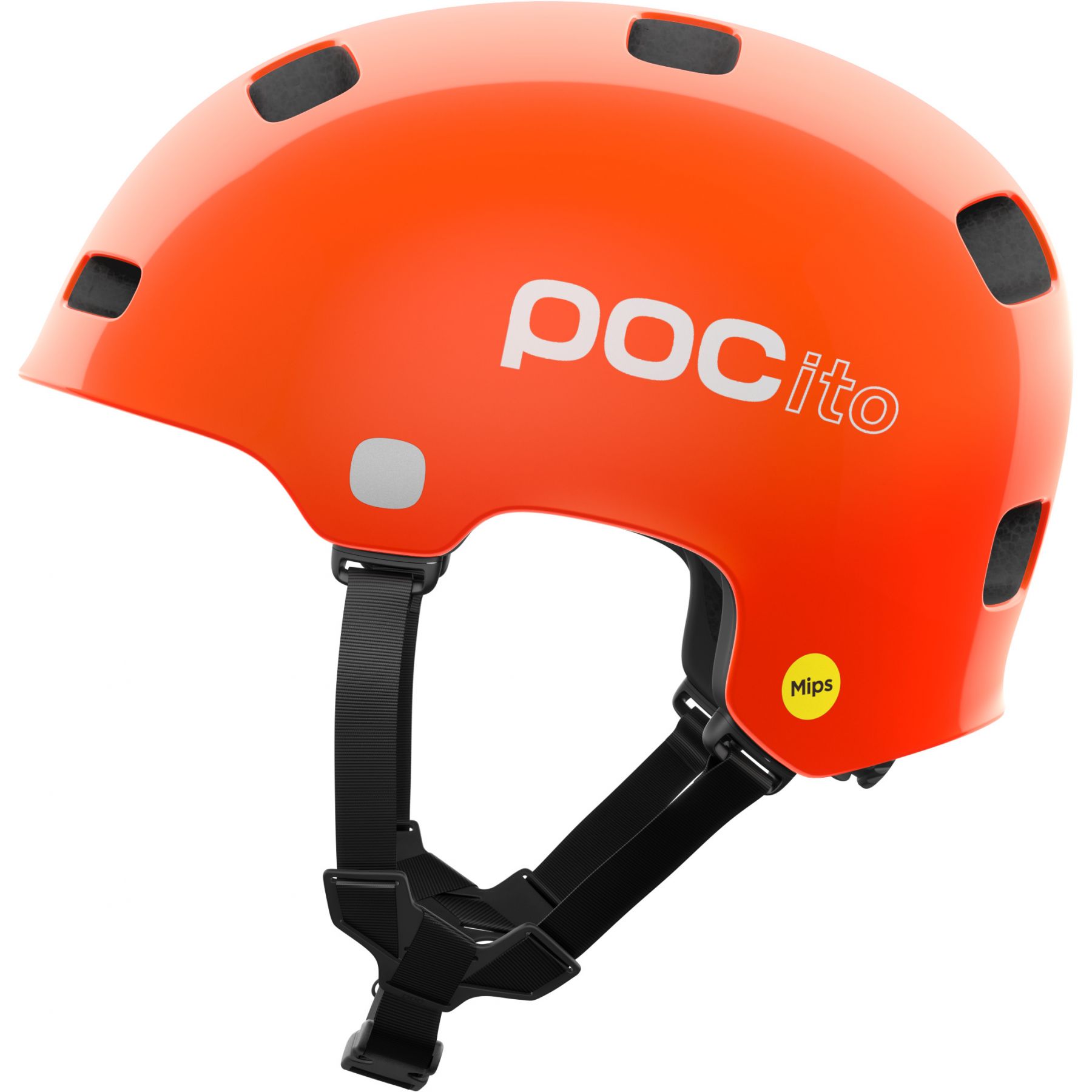 POCito Crane MIPS, Cykelhjälm, Junior, Fluorescent Orange - Köp för SEK 824 - Spara 25%