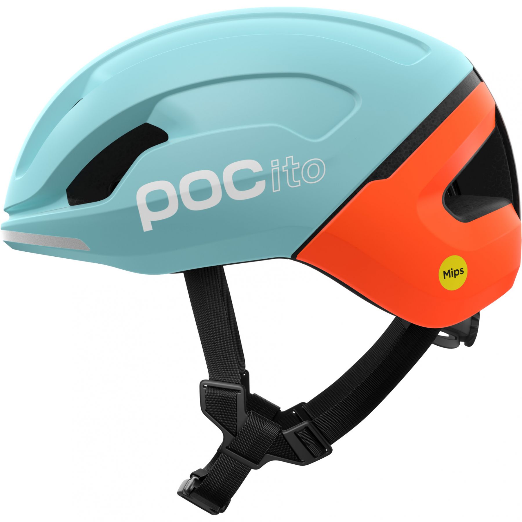 POCito Omne MIPS, Cykelhjälm, Junior, Indicolite Blue Matt/Carnelian Orange Matt - SEK 868 - Spara 21%