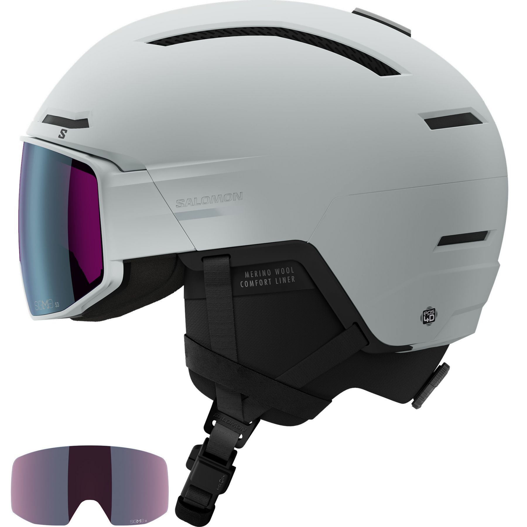 Salomon Driver Prime Sigma Plus, Skidhjälm med visir, Ljusblå - SEK 3.439 hos AktivVinter.se