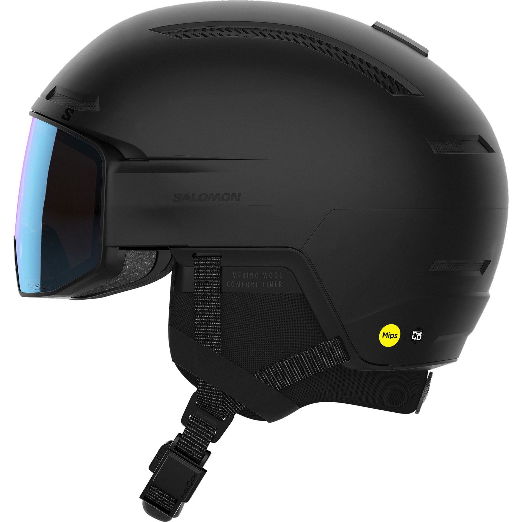 Salomon Driver Prime Sigphoto MIPS, Skidhjälm med Visir, Svart - Köp för SEK 3.630 - Spara 25%