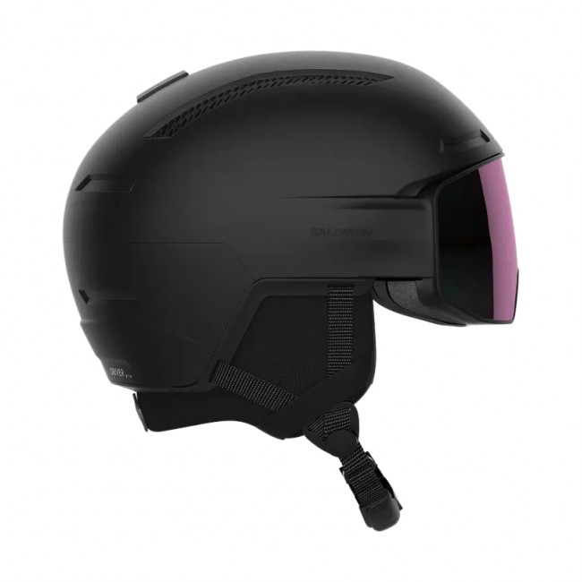 Salomon Driver Pro Sigma, Skidhjälm med Visir, Svart - SEK 2.387 hos AktivVinter.se
