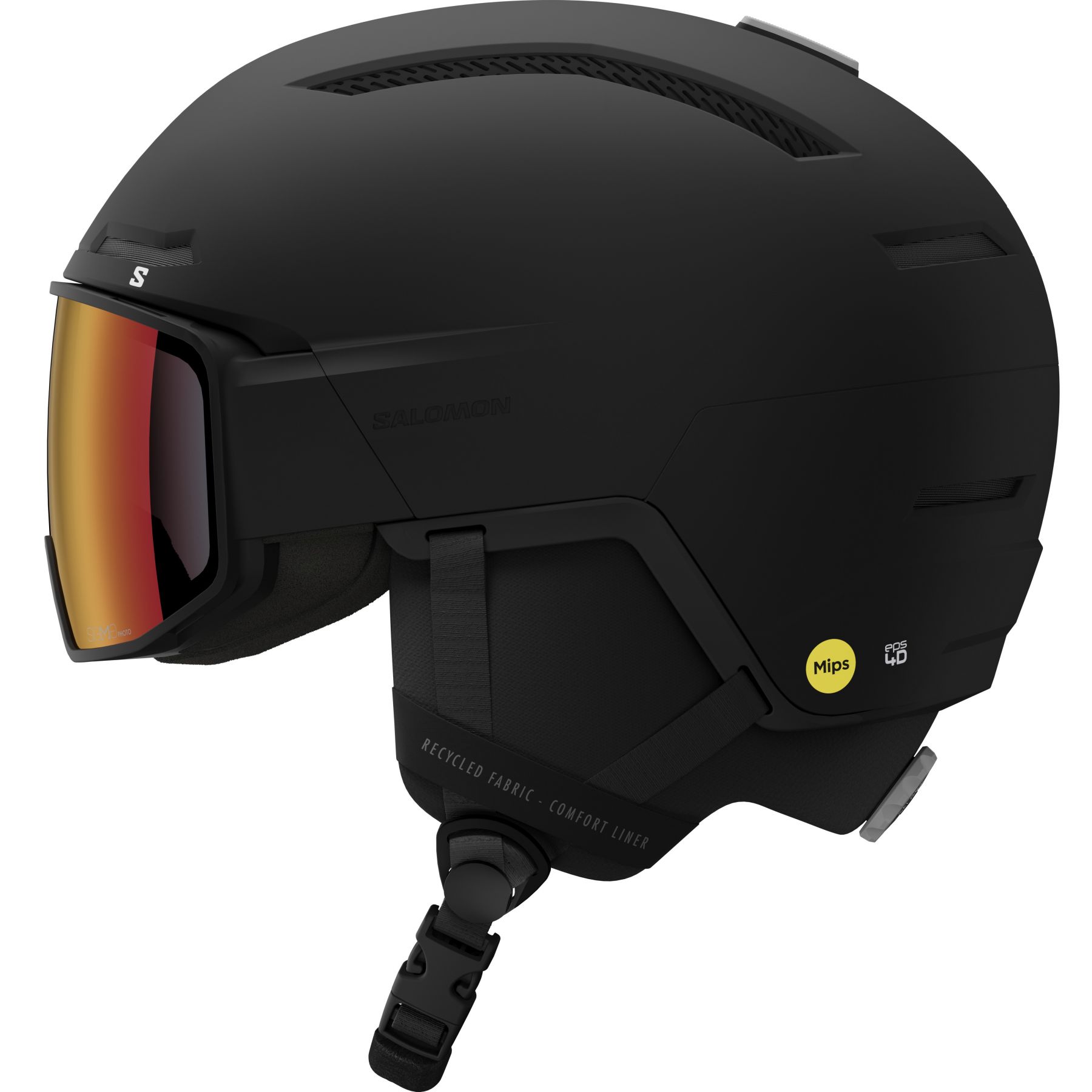 Salomon Driver Pro Sigphoto MIPS, Skidhjälm med Visir, Svart - SEK 3.279 - Spara 20%