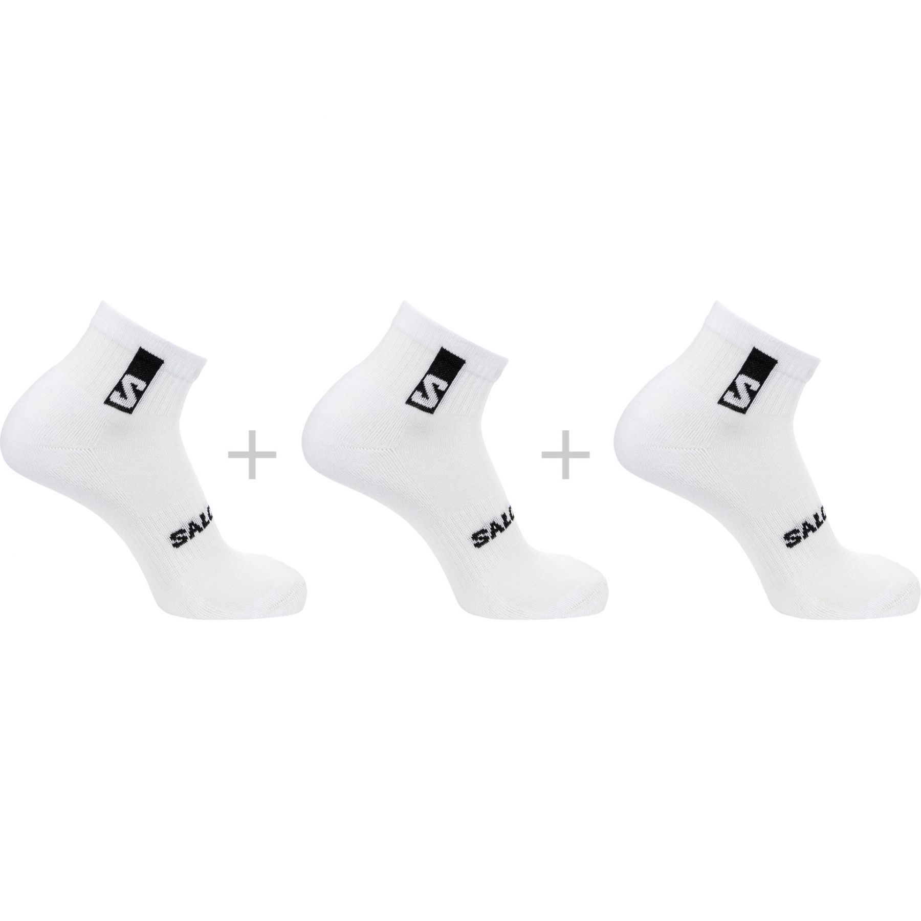 Salomon Everyday Ankle 3-Pack, Löparstrumpor, Vit - SEK 105 - Spara 24%
