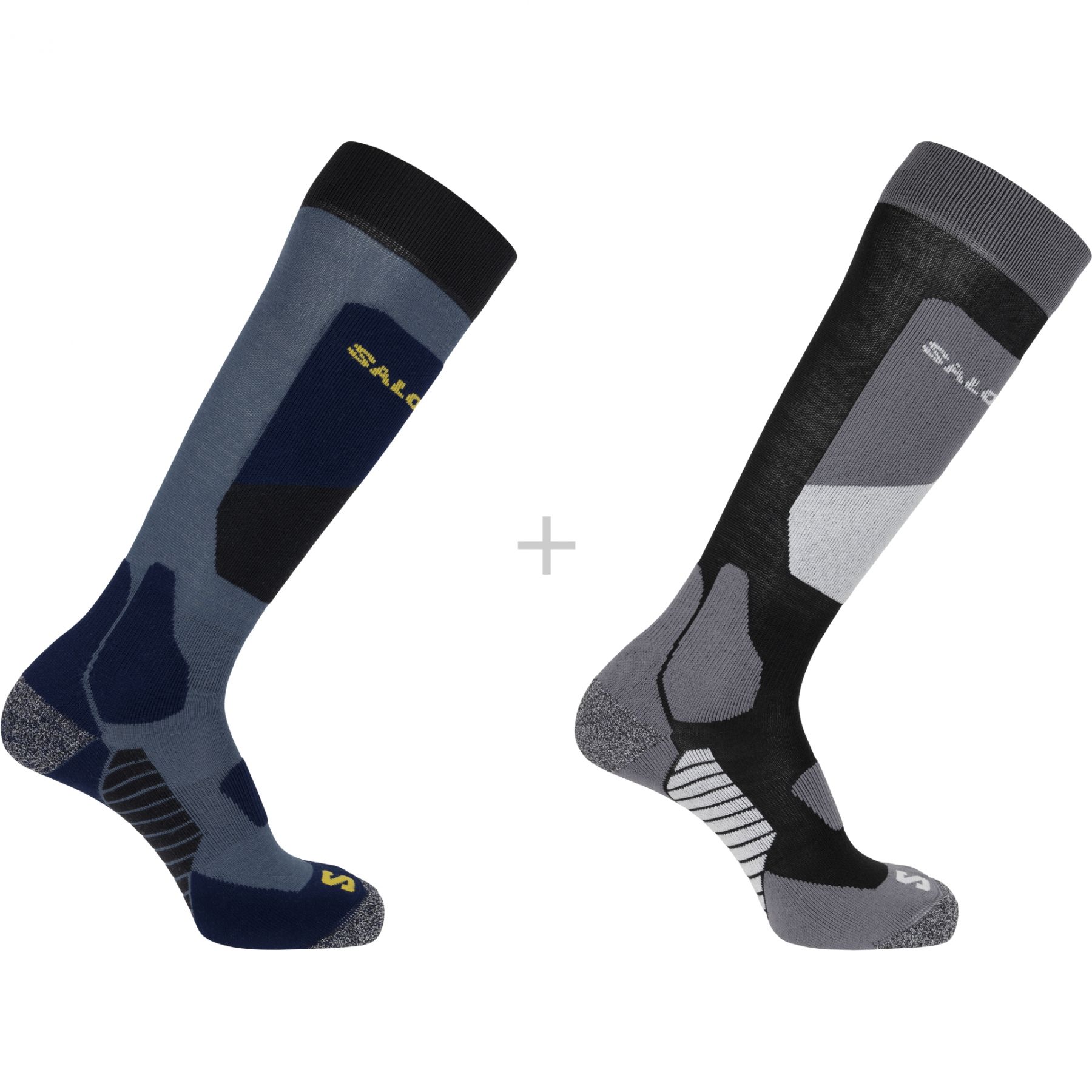 Salomon S/Access, Skidstrumpor, 2-pack, Svart/Blå - SEK 200 - Spara 42%